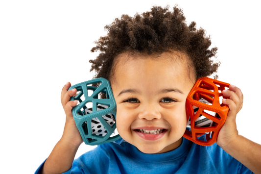 Enhance Your Baby's Sensory Development with Our Chew Cube Teething Toy