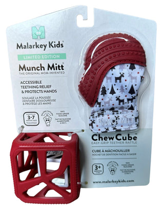 Limited Edition Holiday Gift Pack - Red Chew Cube Malarkey Kids