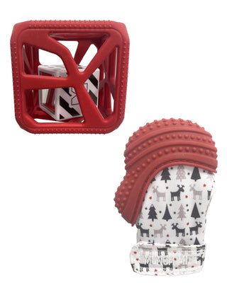 Limited Edition Holiday Gift Pack - Red Chew Cube Malarkey Kids