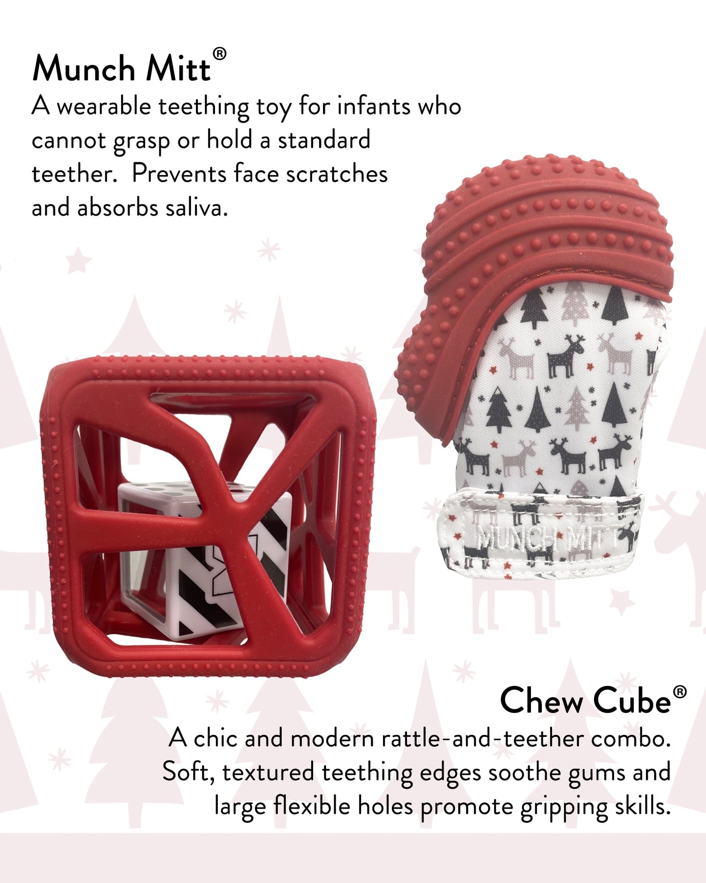 Limited Edition Holiday Gift Pack - Red Chew Cube Malarkey Kids 