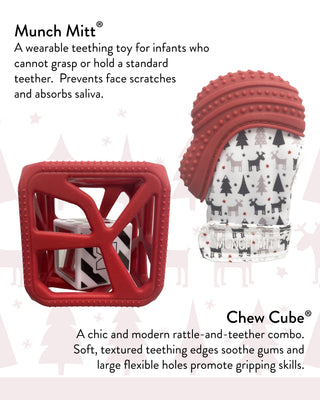 Limited Edition Holiday Gift Pack - Red Chew Cube Malarkey Kids