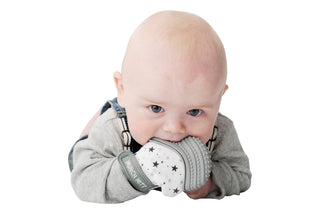 Munch Mitt - Grey - Stars Munch Mitt Malarkey Kids
