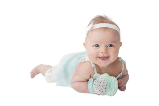 Munch Mitt - Mint Green - Triangles Munch Mitt Malarkey Kids