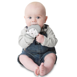 Munch Mitt - Grey - Stars Munch Mitt Malarkey Kids