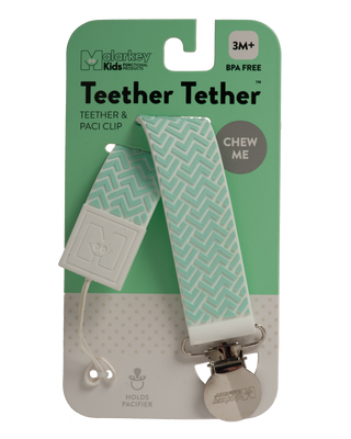 TEETHER TETHER - ZIGZAG Teether Tether Malarkey Kids