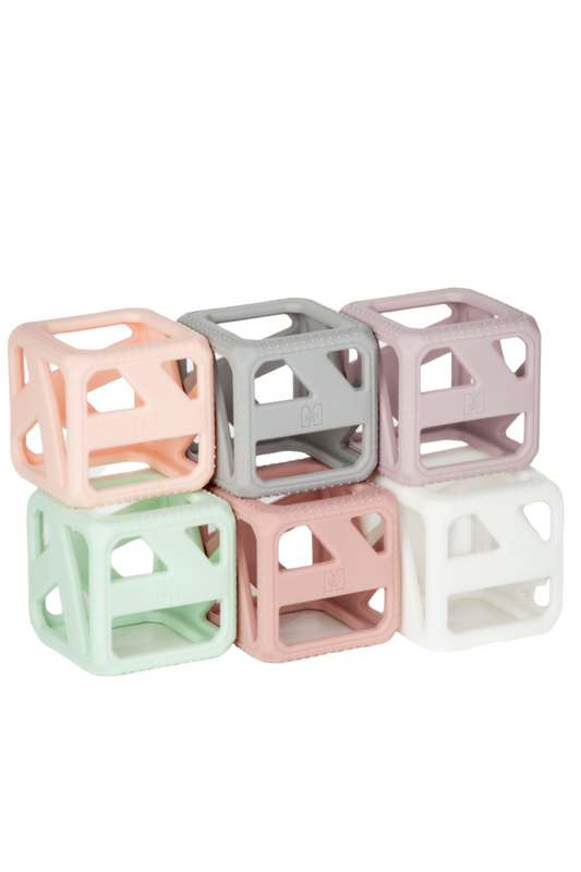 Stack N Chew - Mini Cubes - Pastel Stack N Chew Malarkey Kids 