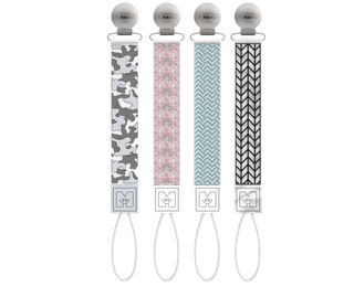 TEETHER TETHER - BLACK AND WHITE CHEVRON Teether Tether Malarkey Kids