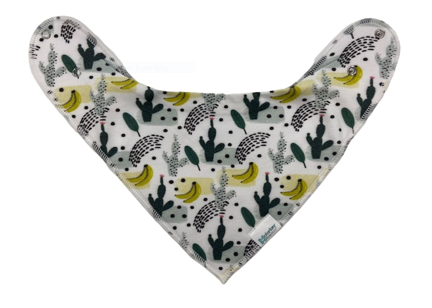 Dribble Bib - Cactus Banana/Green Malarkey Kids 