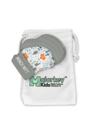 Munch Mitt- Grey Fox Pacifiers & Teethers Malarkey Kids 