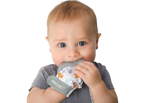 Munch Mitt- Grey Fox Pacifiers & Teethers Malarkey Kids 