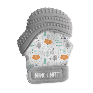 Munch Mitt- Grey Fox Pacifiers & Teethers Malarkey Kids 
