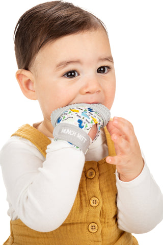 Munch Mitt- Dino Roar Pacifiers & Teethers Malarkey Kids 