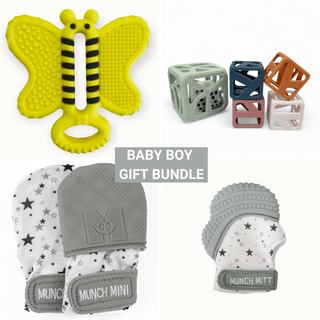 Baby Boy Gift Bundle — Teething Essentials Set Malarkey Kids 