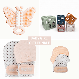 Baby Girl Gift Bundle — Teething Essentials Set Bundle Malarkey Kids 