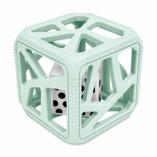 Chew Cube - Mint Green Pacifiers & Teethers Malarkey Kids 