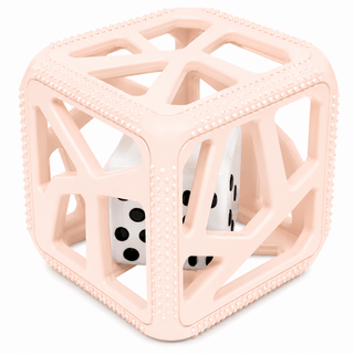 Chew Cube - Peachy Pink Pacifiers & Teethers Malarkey Kids 