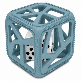Chew Cube - Turquoise Pacifiers & Teethers Malarkey Kids 