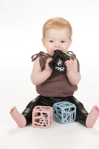 Chew Cube - Black Pacifiers & Teethers Malarkey Kids 