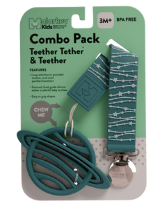 Teether Tether & Teether - Stars & Saturn Teether Tether & Teether Malarkey Kids 