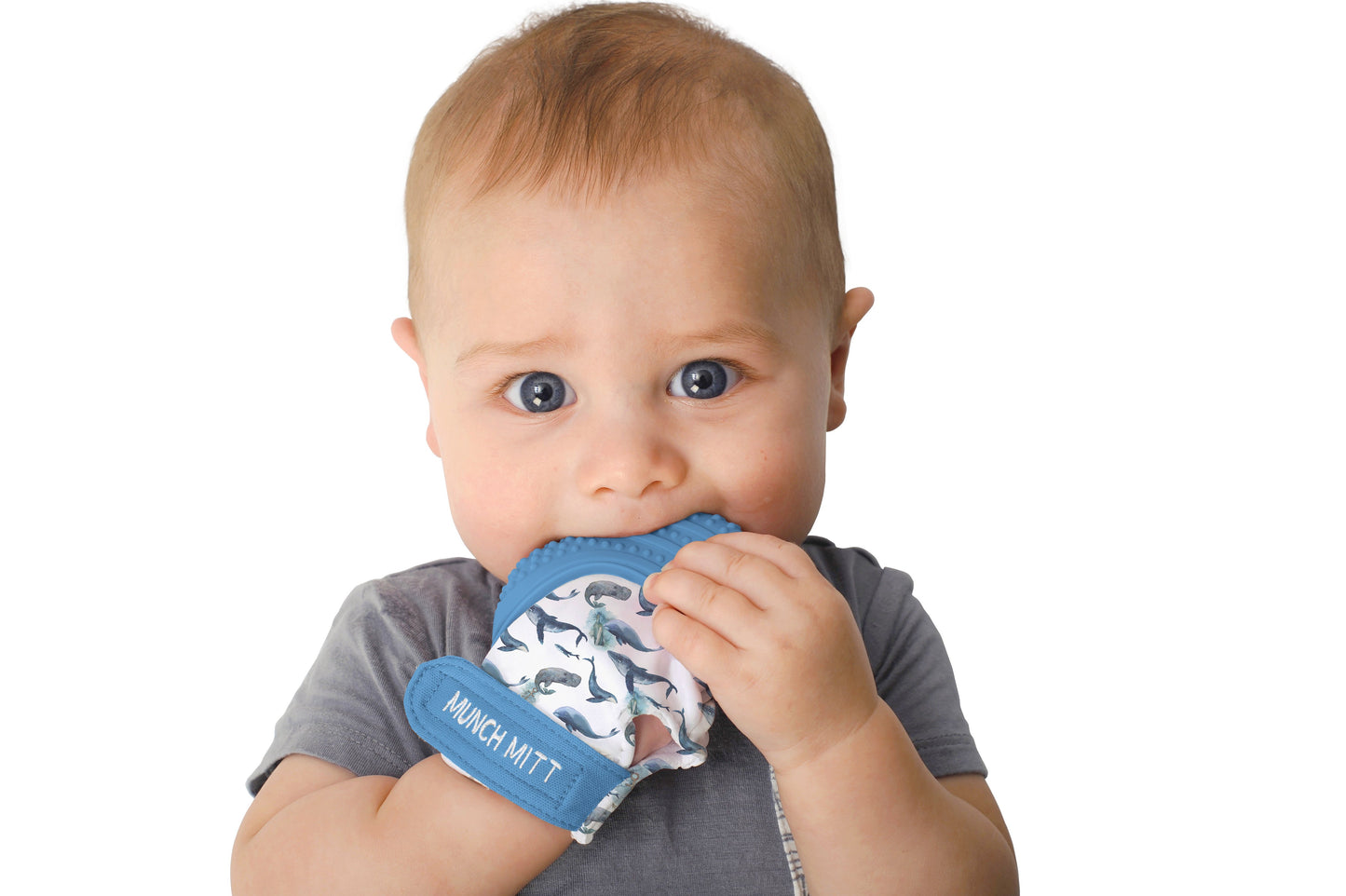 Munch Mitt- Whales Munch Mitt Malarkey Kids 