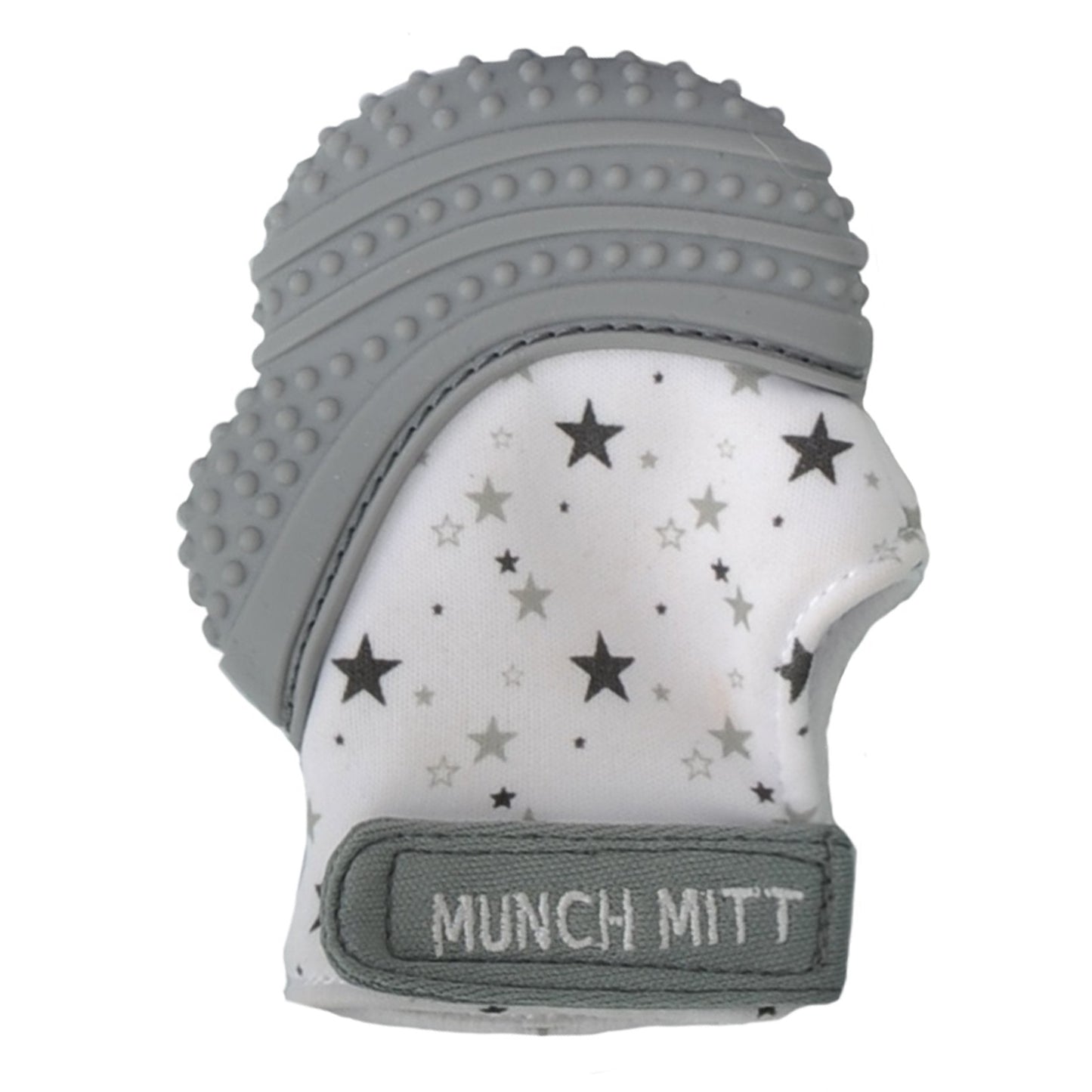 Munch Mitt - Grey - Stars Munch Mitt Malarkey Kids 