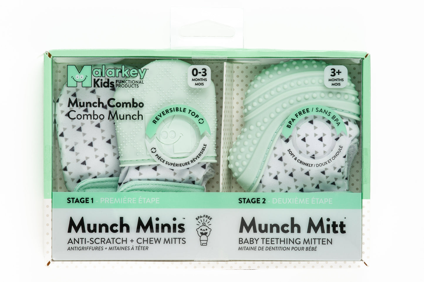 Munch Minis Combo - Mint Triangle Malarkey Kids 