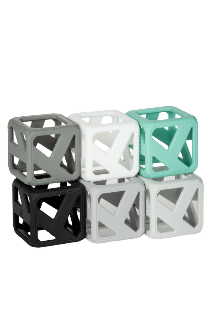Stack N Chew - Mini Cubes - Monochrome Stack N Chew Malarkey Kids 