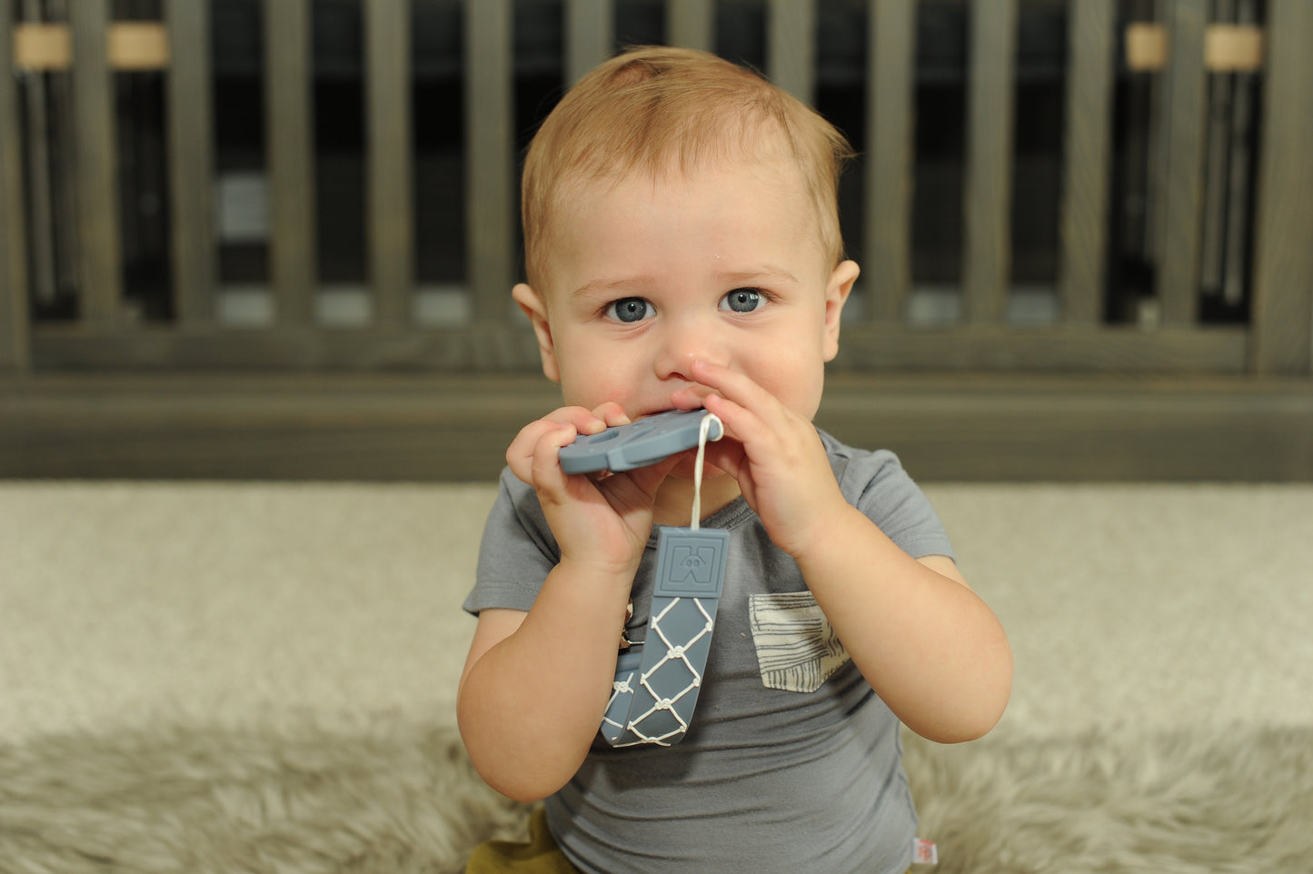 Teether Tether & Teether - Nautical & Baby Shark Teether Tether & Teether Malarkey Kids 