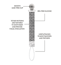 TEETHER TETHER - ZIGZAG Teether Tether Malarkey Kids 