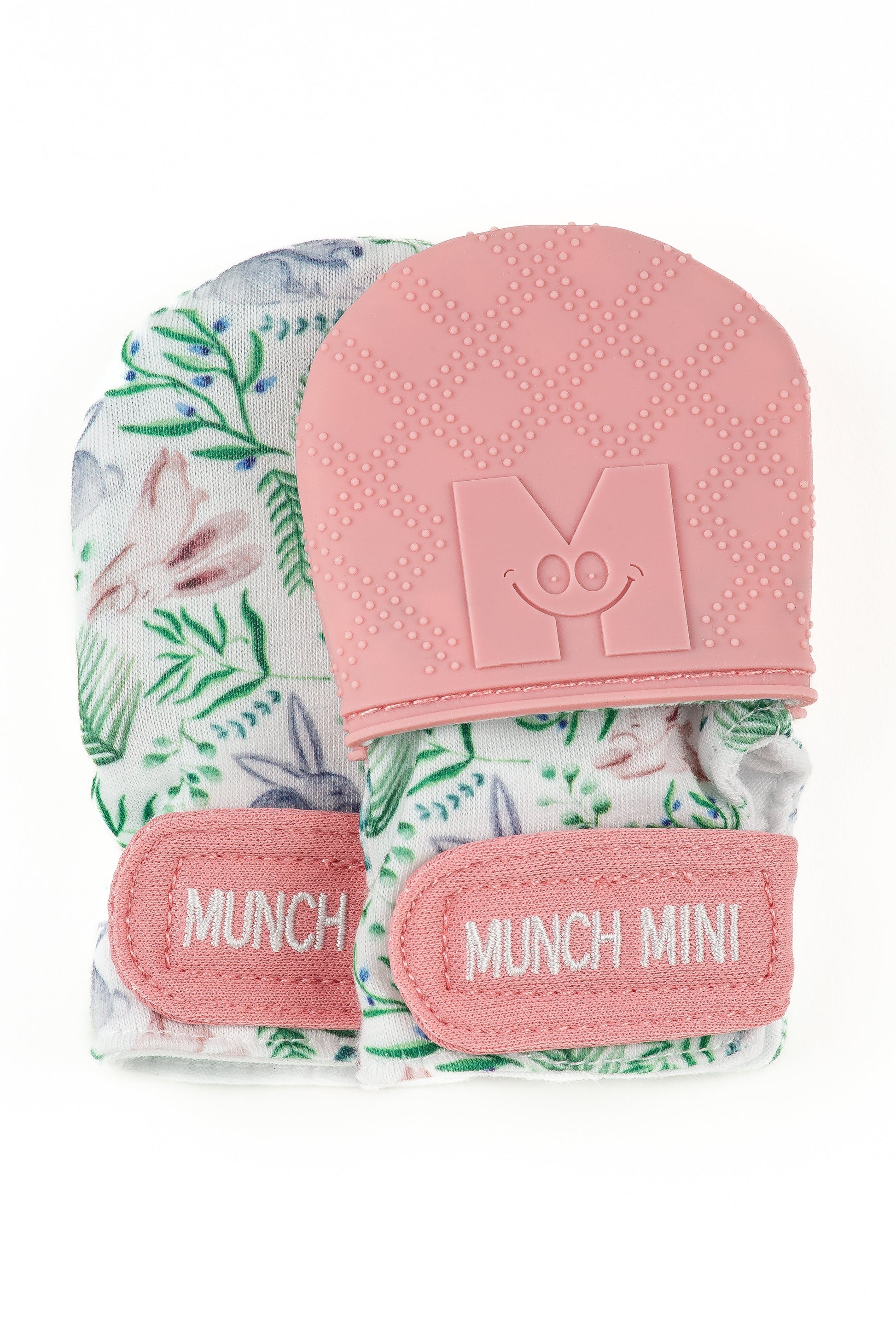 Munch Minis - Teething & Anti-scratch mitts - Bunnies Pacifiers & Teethers Malarkey Kids 