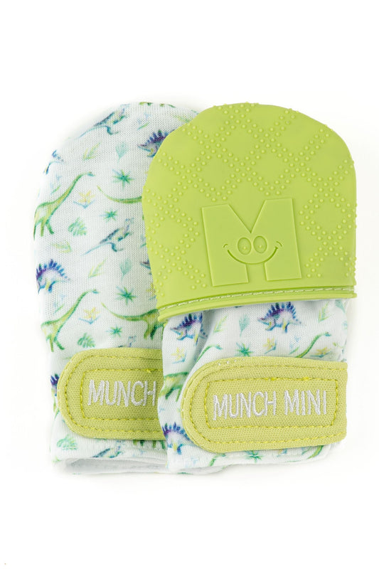 Munch Mini - Teething & Anti-scratch mitts - Dino Pacifiers & Teethers Malarkey Kids 