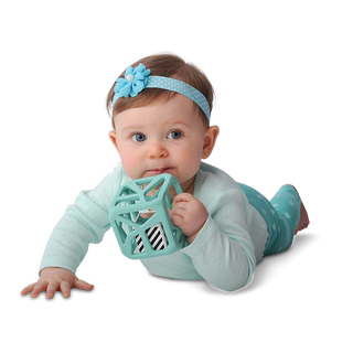 Chew Cube - Mint Green Chew Cube Malarkey Kids 