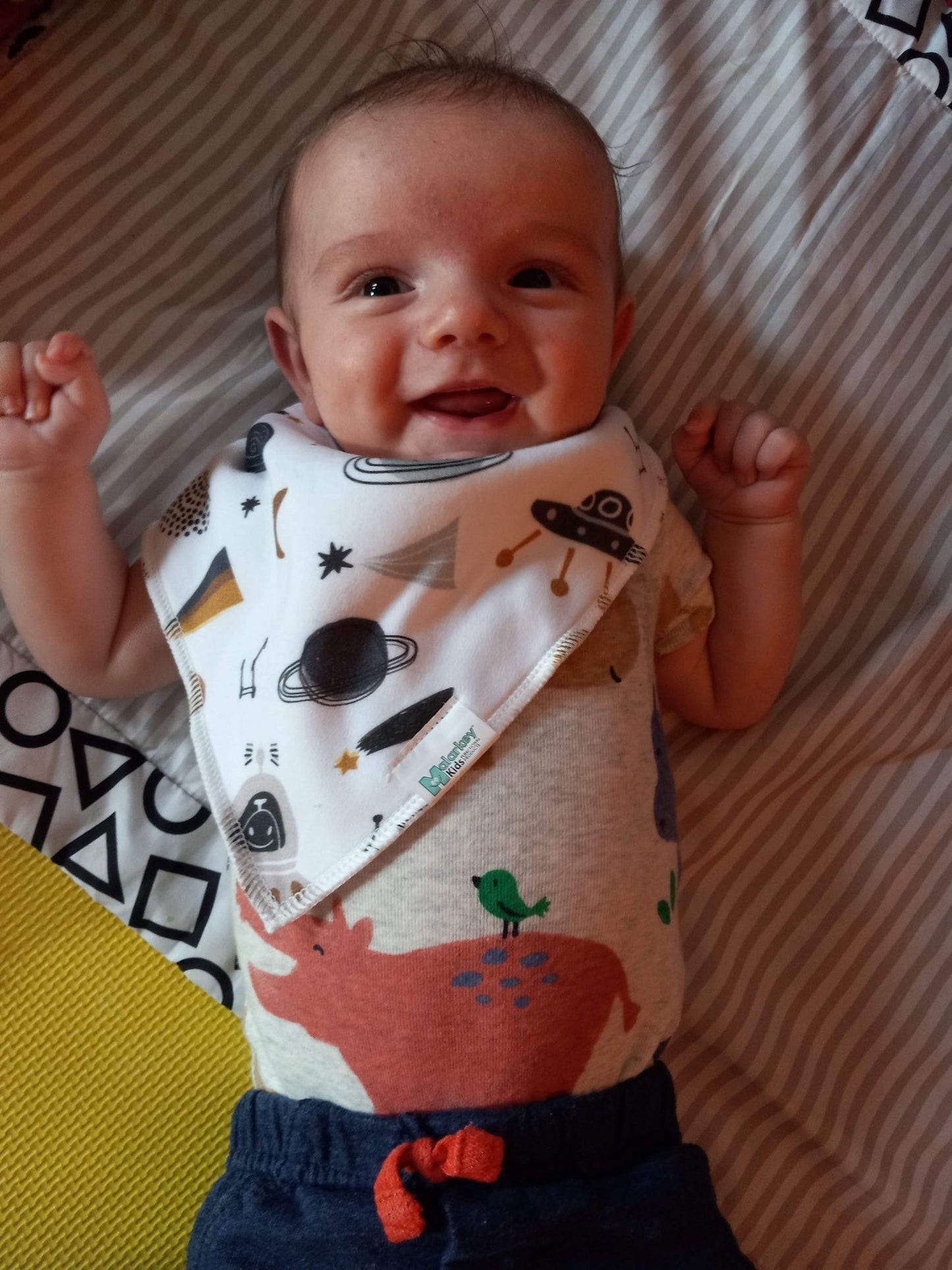 Dribble Bib - Cactus Banana/Green Malarkey Kids 