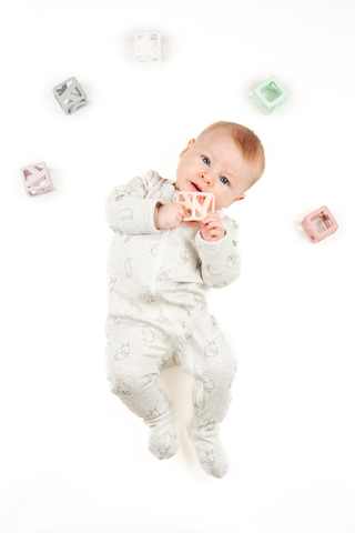 Stack N Chew - Mini Cubes - Pastel Stack N Chew Malarkey Kids 