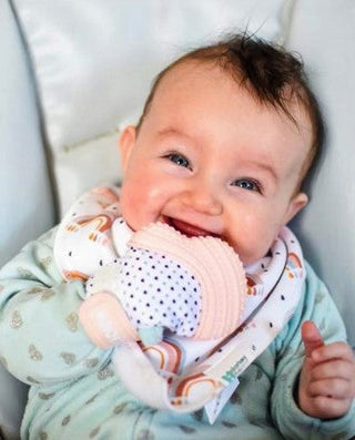 Dribble Bib - Rainbow/Terracotta Malarkey Kids 