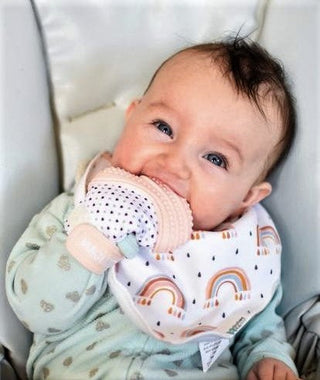 Dribble Bib - Rainbow/Terracotta Malarkey Kids 