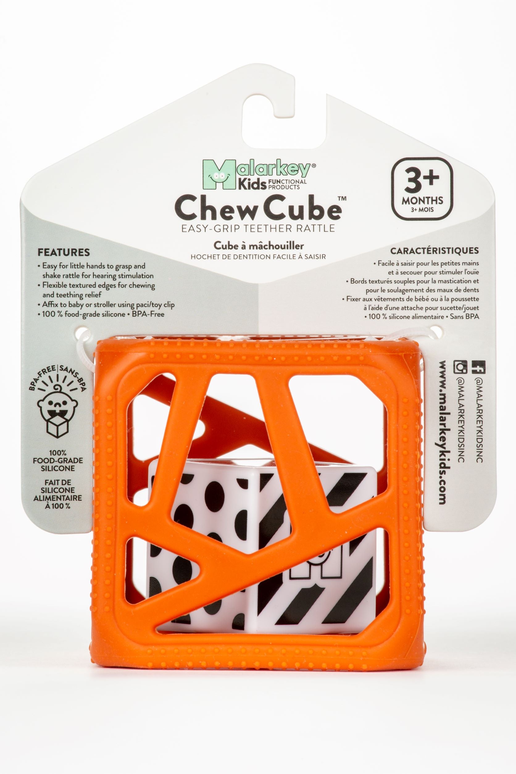 Chew Cube -Terracotta Chew Cube Malarkey Kids 